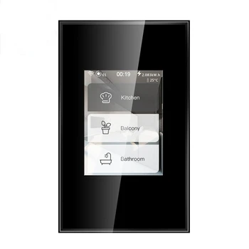 IOT Automação residencial wi-FI Smart Casa cor Alternar ecrã LCD mudar com o consumo de Energia função