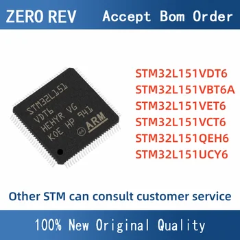 STM32L151VDT6 STM32L151VBT6A STM32L151VET6 STM32L151VCT6 STM32L151QEH6 STM32L151UCY6 de 32 bits MICROCONTROLADORES Microcontroladores