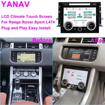 Carro Rádio LCD Clima Para o Range Rover Sport L494 Tela de exposição Ar condicionado da AC do Painel de Tela Multimídia de Clima Placa de Controle