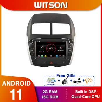 WITSON Car Multimedia Player Estéreo GPS DVD de Navegação de Rádio Tela Android Android 11 Para MITSUBISHI ASX